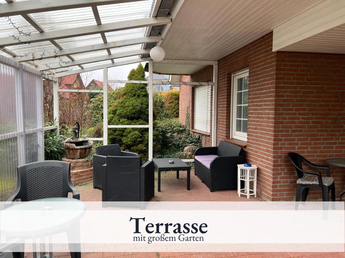 Blumenvilla 8 Mit Sauna Und Garten Schneverdingen Bagian luar foto