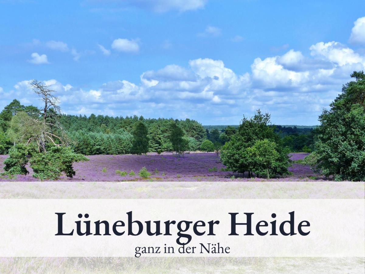 Blumenvilla 8 Mit Sauna Und Garten Schneverdingen Bagian luar foto